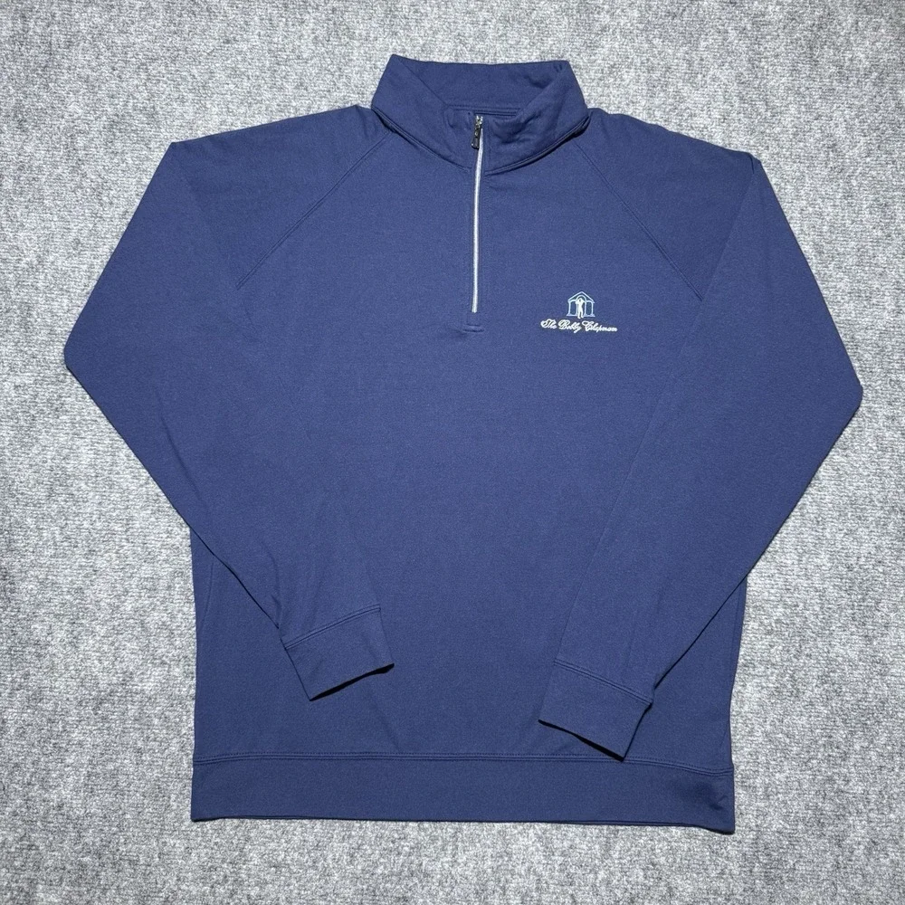 Holderness & Bourne Dry Luxe Performance 1/4 Zip Men M Tailored Bobby Chapman